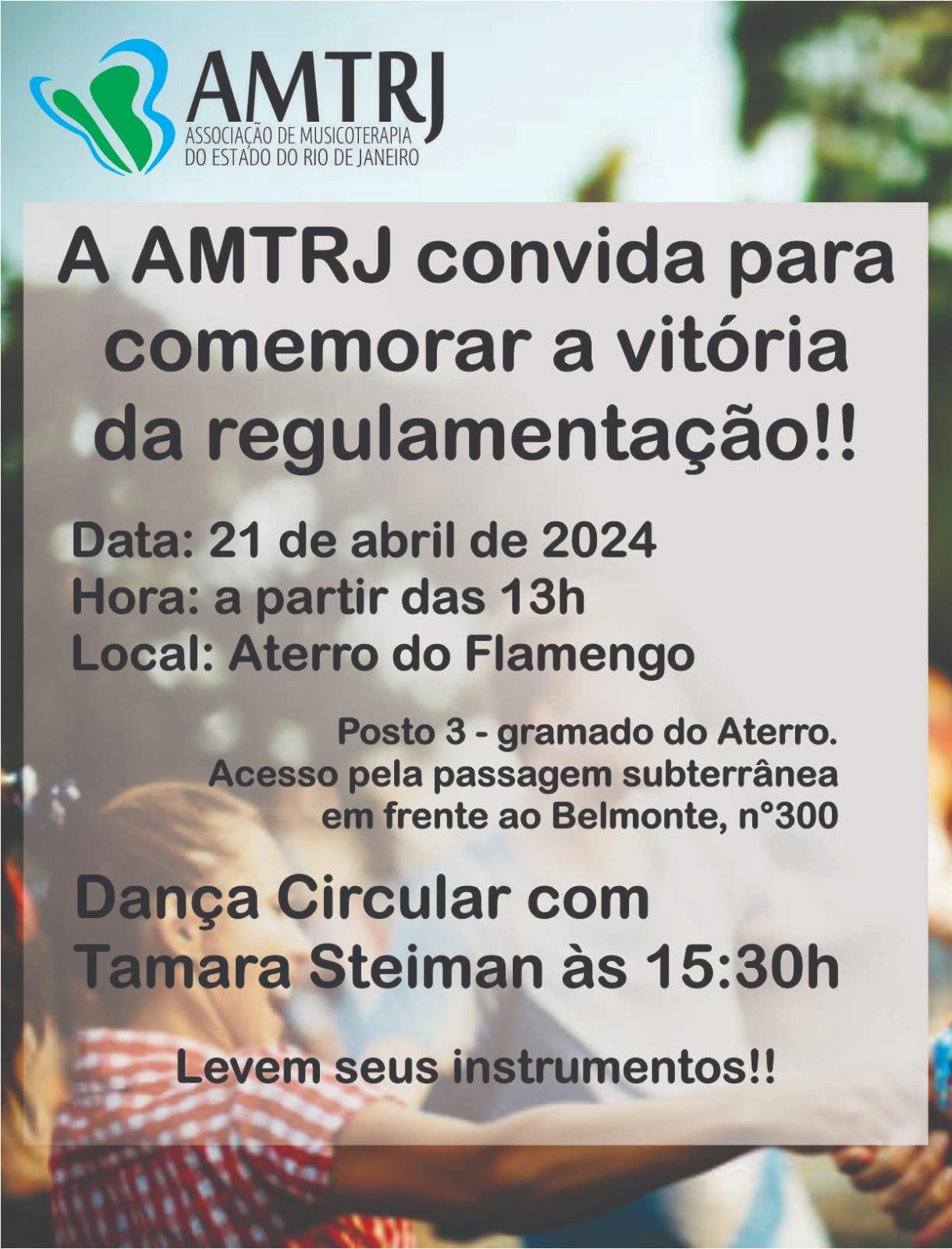 cartaz de convite ao evento de comemoração da regulamentação da profissão